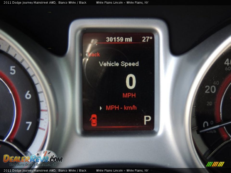 2011 Dodge Journey Mainstreet AWD Bianco White / Black Photo #20