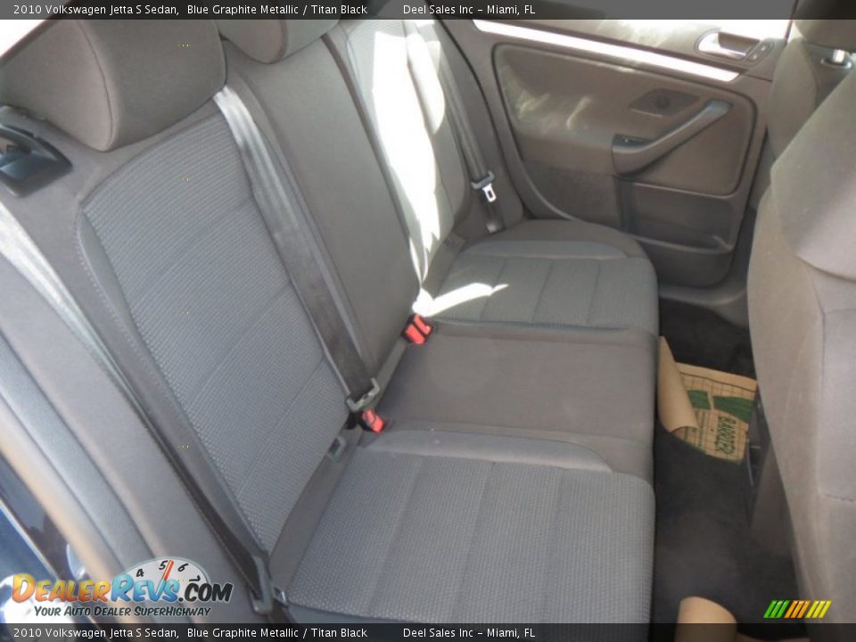 2010 Volkswagen Jetta S Sedan Blue Graphite Metallic / Titan Black Photo #11