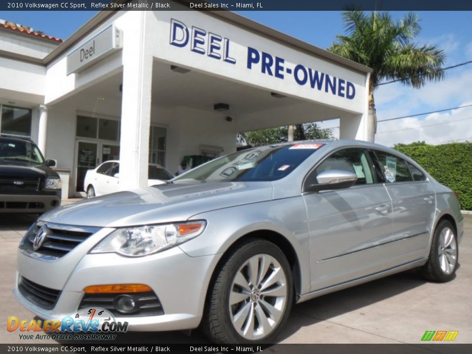 2010 Volkswagen CC Sport Reflex Silver Metallic / Black Photo #1