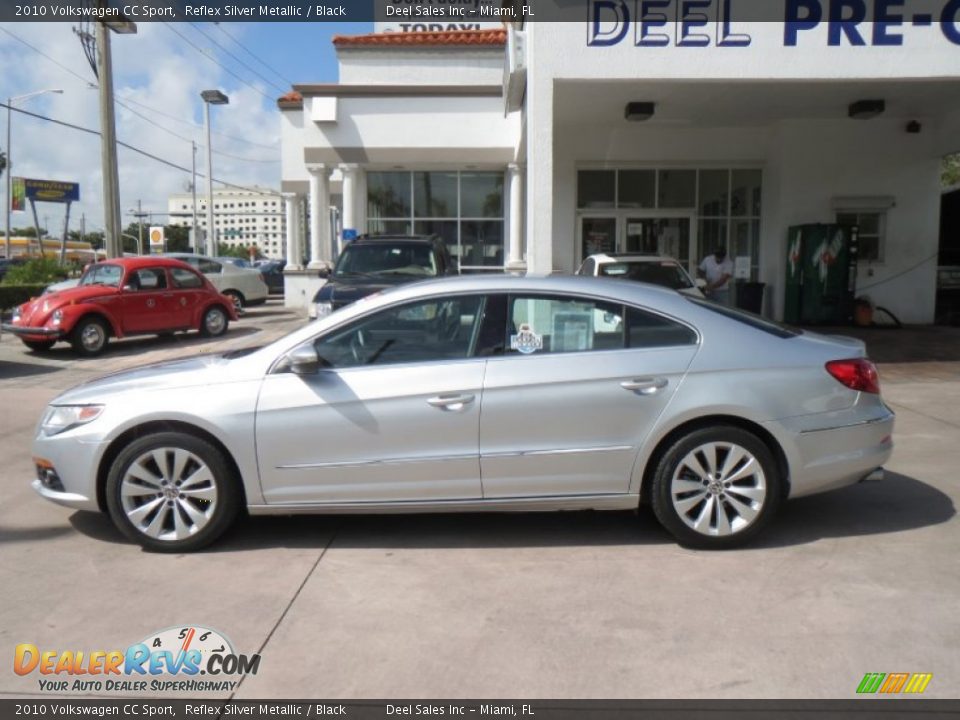 2010 Volkswagen CC Sport Reflex Silver Metallic / Black Photo #2