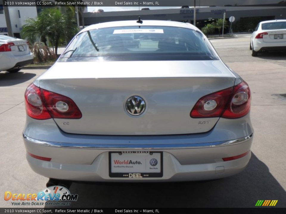 2010 Volkswagen CC Sport Reflex Silver Metallic / Black Photo #4