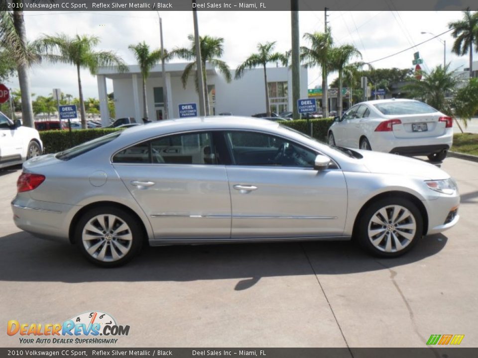 2010 Volkswagen CC Sport Reflex Silver Metallic / Black Photo #6