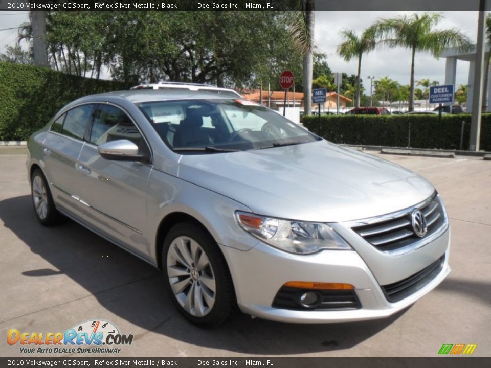 2010 Volkswagen CC Sport Reflex Silver Metallic / Black Photo #7