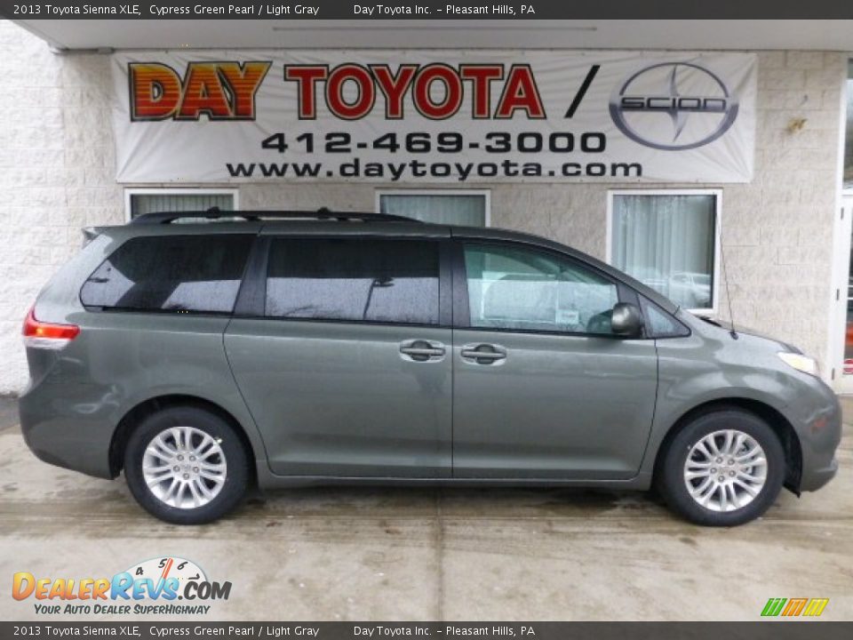2013 Toyota Sienna XLE Cypress Green Pearl / Light Gray Photo #1