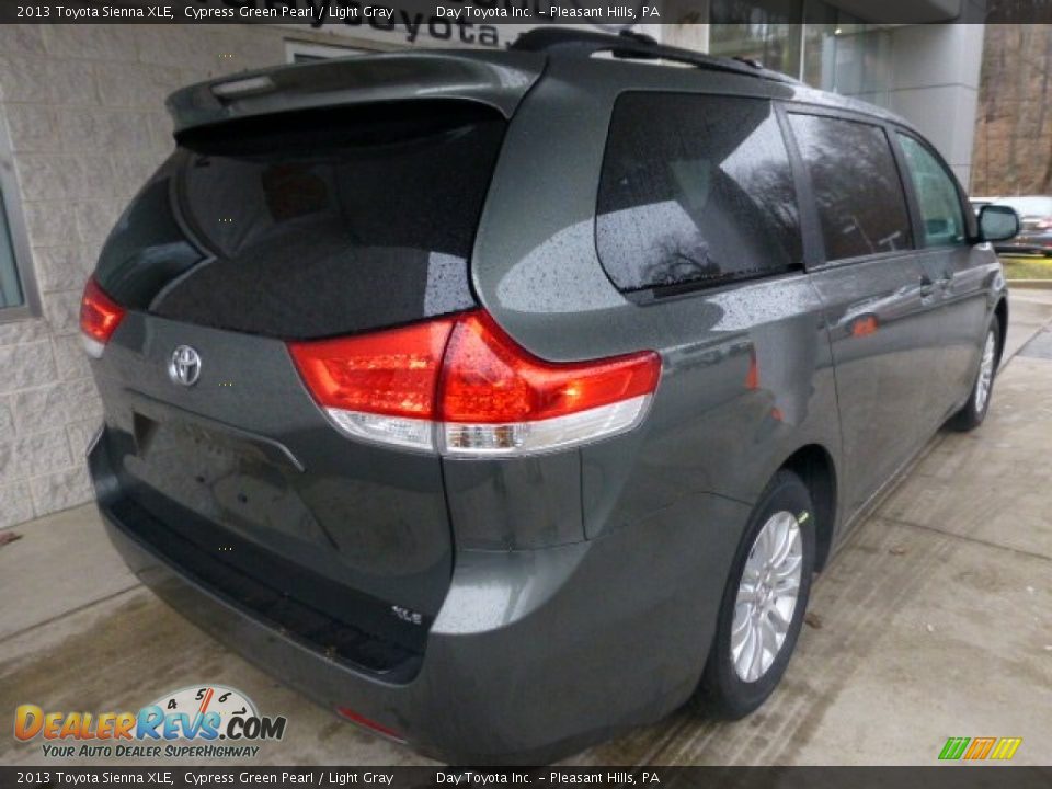 2013 Toyota Sienna XLE Cypress Green Pearl / Light Gray Photo #2