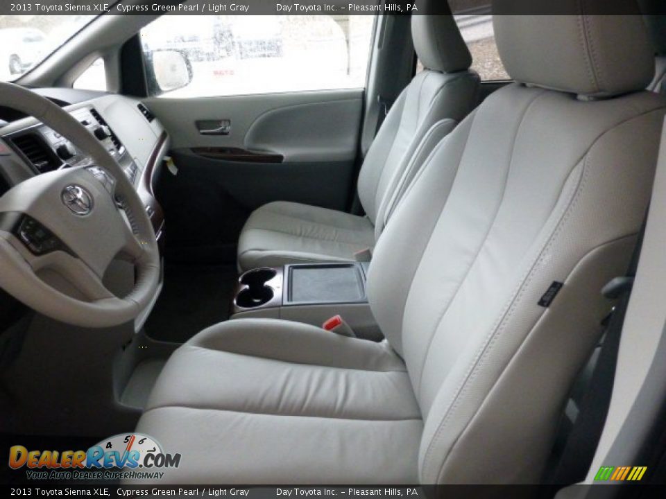 2013 Toyota Sienna XLE Cypress Green Pearl / Light Gray Photo #14