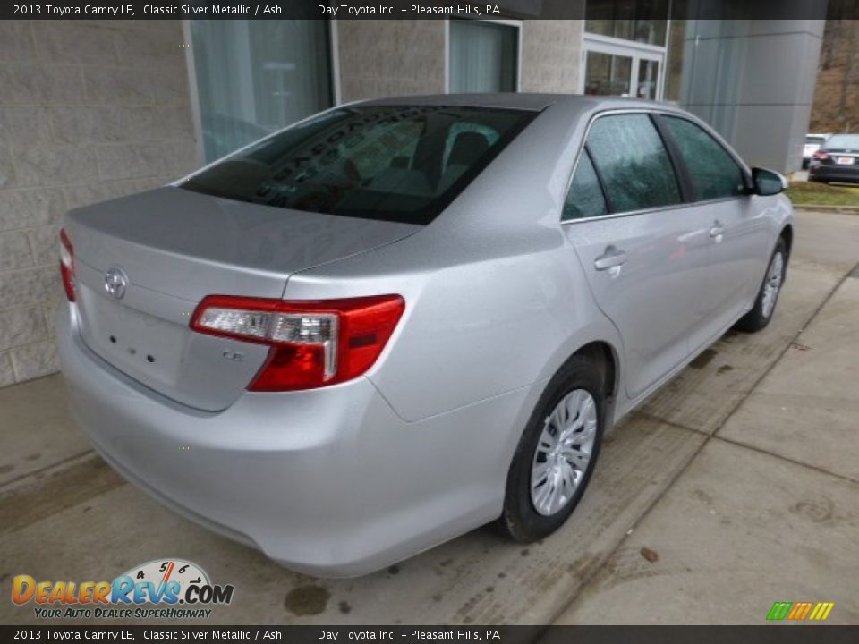 2013 Toyota Camry LE Classic Silver Metallic / Ash Photo #2