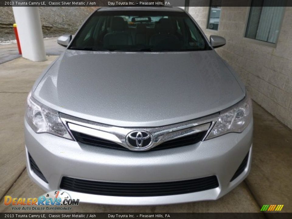 2013 Toyota Camry LE Classic Silver Metallic / Ash Photo #6