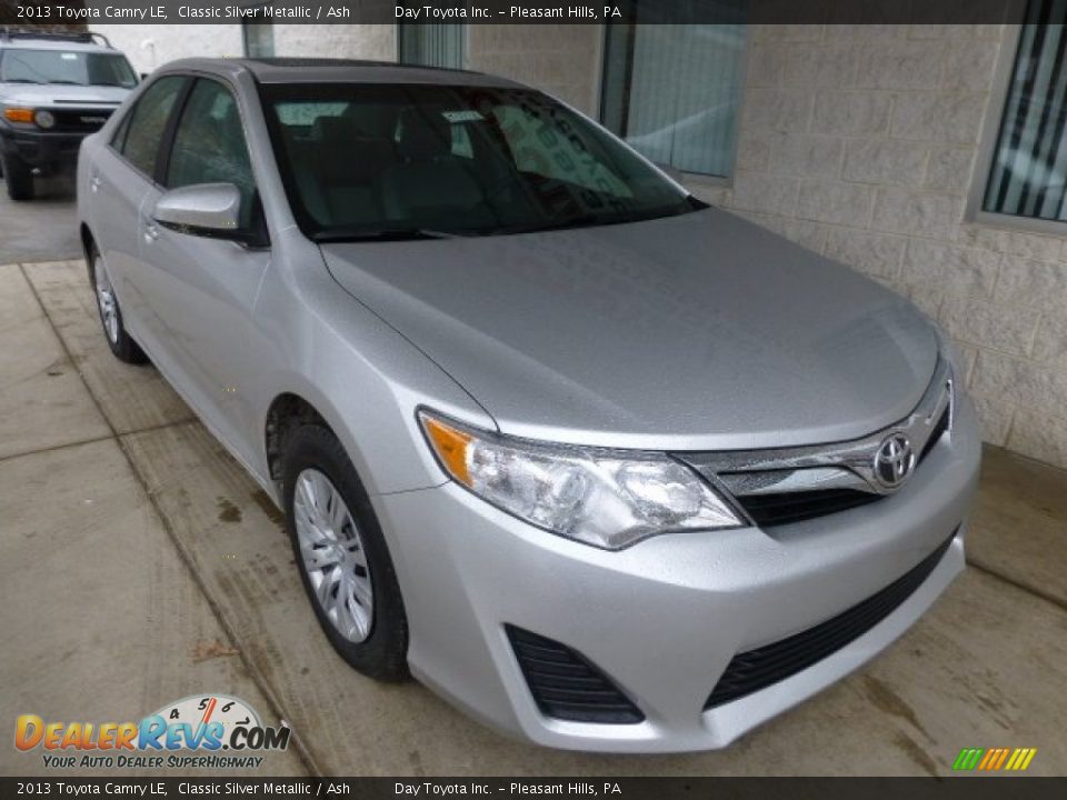 2013 Toyota Camry LE Classic Silver Metallic / Ash Photo #7