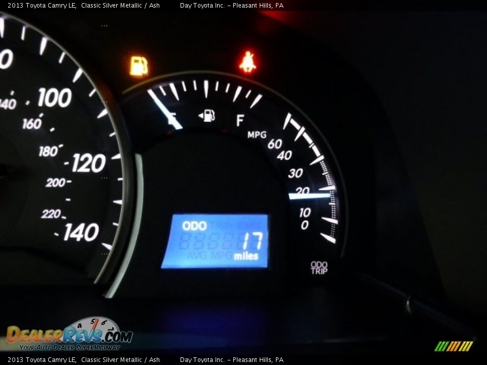 2013 Toyota Camry LE Classic Silver Metallic / Ash Photo #19