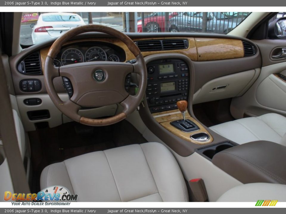 Ivory Interior - 2006 Jaguar S-Type 3.0 Photo #25