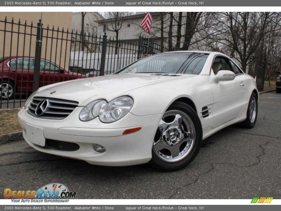 Front 3/4 View of 2003 Mercedes-Benz SL 500 Roadster Photo #1