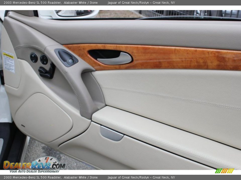 Door Panel of 2003 Mercedes-Benz SL 500 Roadster Photo #9