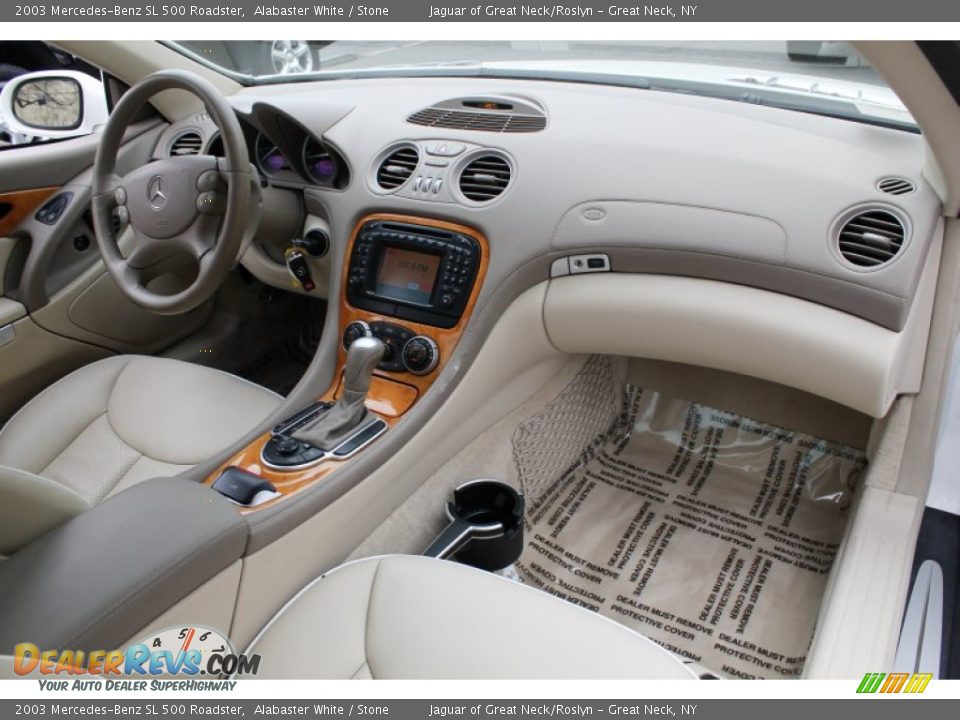 Dashboard of 2003 Mercedes-Benz SL 500 Roadster Photo #11