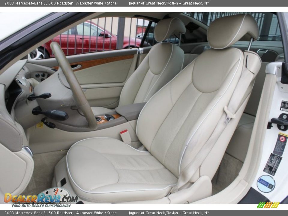 Front Seat of 2003 Mercedes-Benz SL 500 Roadster Photo #15