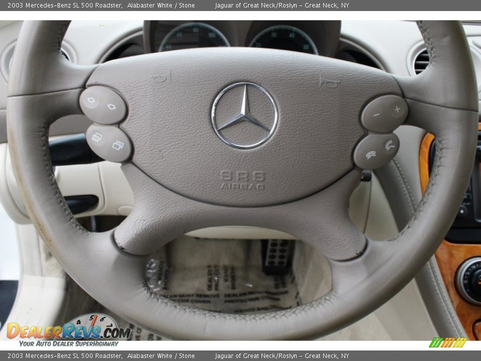 2003 Mercedes-Benz SL 500 Roadster Steering Wheel Photo #19