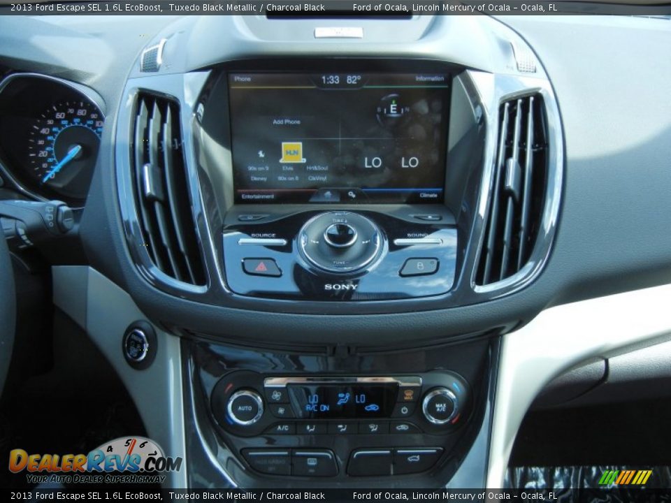 2013 Ford Escape SEL 1.6L EcoBoost Tuxedo Black Metallic / Charcoal Black Photo #10