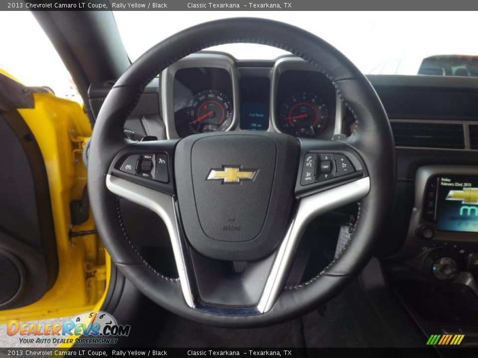 2013 Chevrolet Camaro LT Coupe Rally Yellow / Black Photo #17