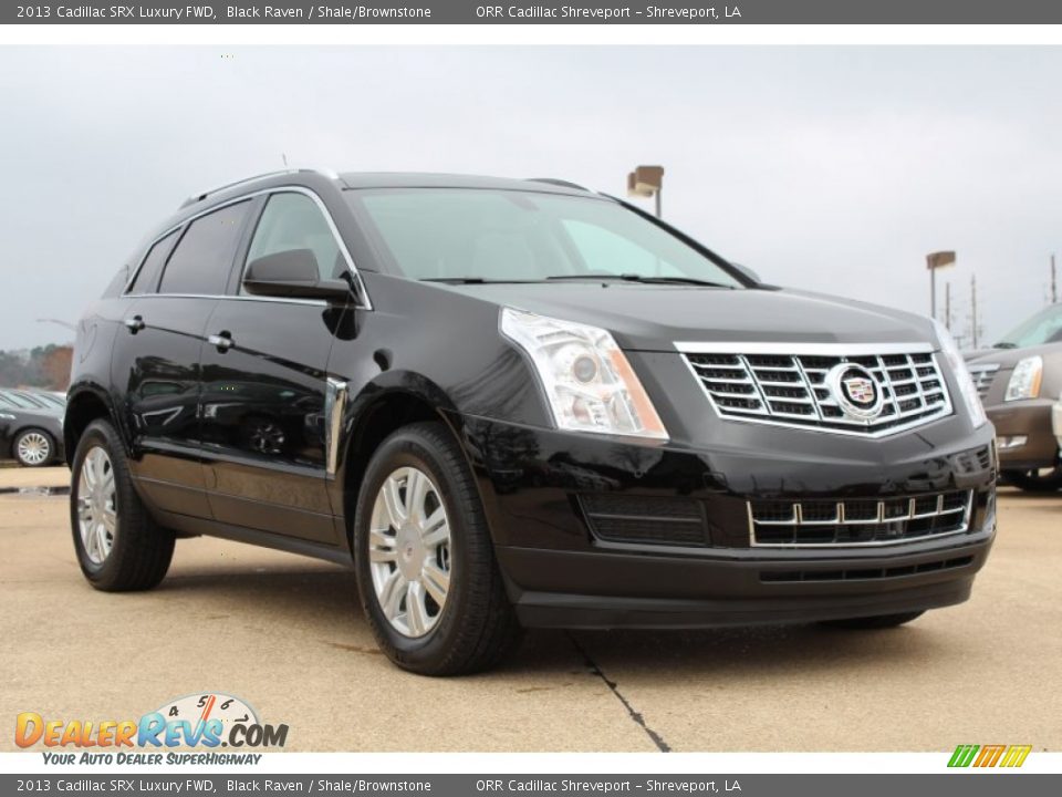 2013 Cadillac SRX Luxury FWD Black Raven / Shale/Brownstone Photo #2