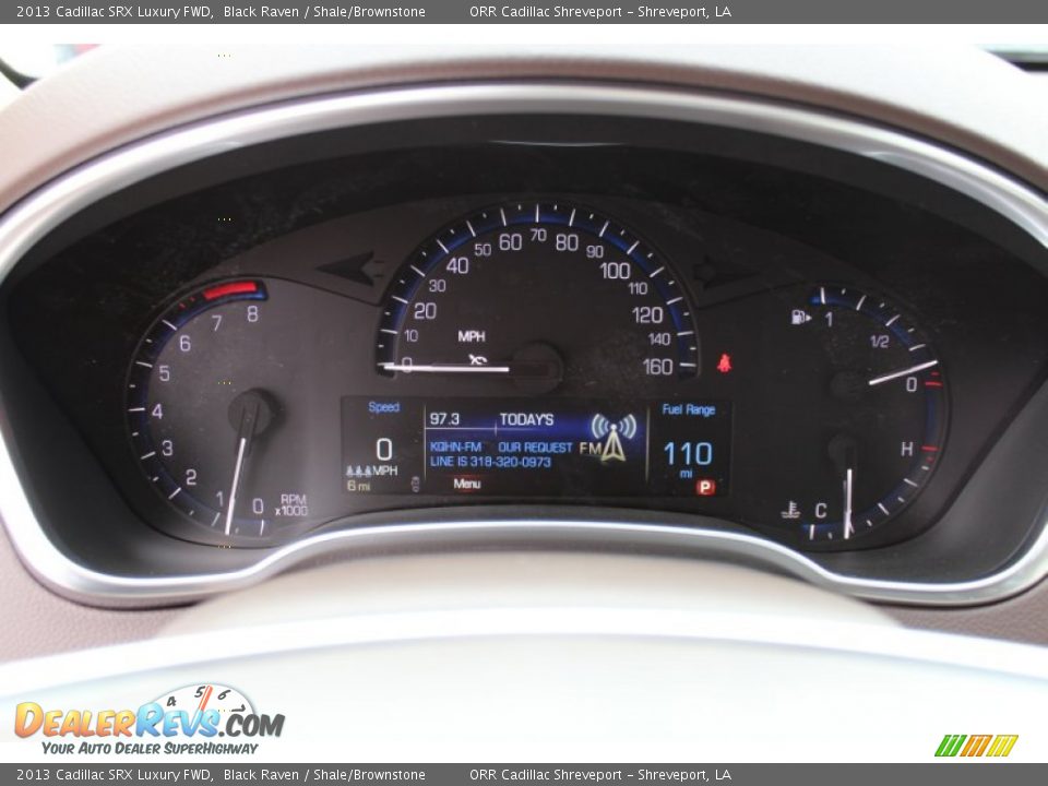 2013 Cadillac SRX Luxury FWD Black Raven / Shale/Brownstone Photo #12