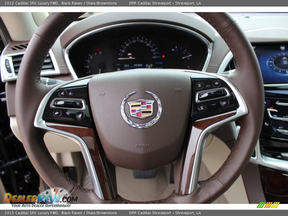 2013 Cadillac SRX Luxury FWD Black Raven / Shale/Brownstone Photo #13