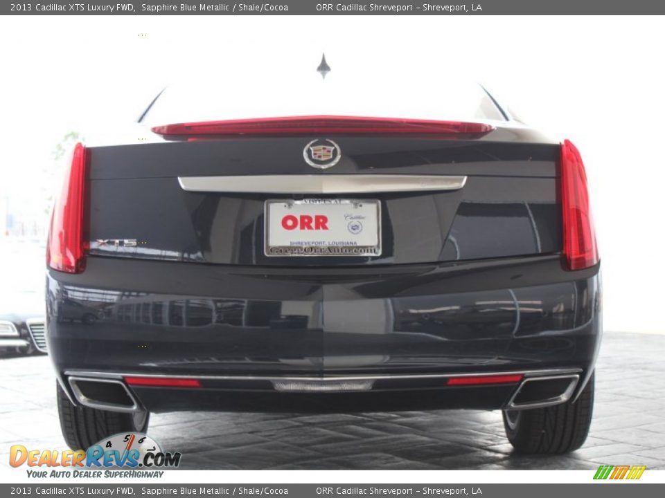 2013 Cadillac XTS Luxury FWD Sapphire Blue Metallic / Shale/Cocoa Photo #8