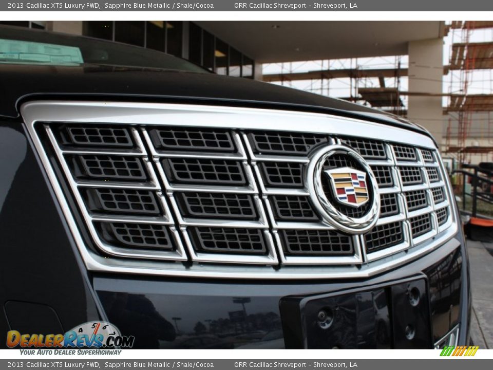 2013 Cadillac XTS Luxury FWD Sapphire Blue Metallic / Shale/Cocoa Photo #9