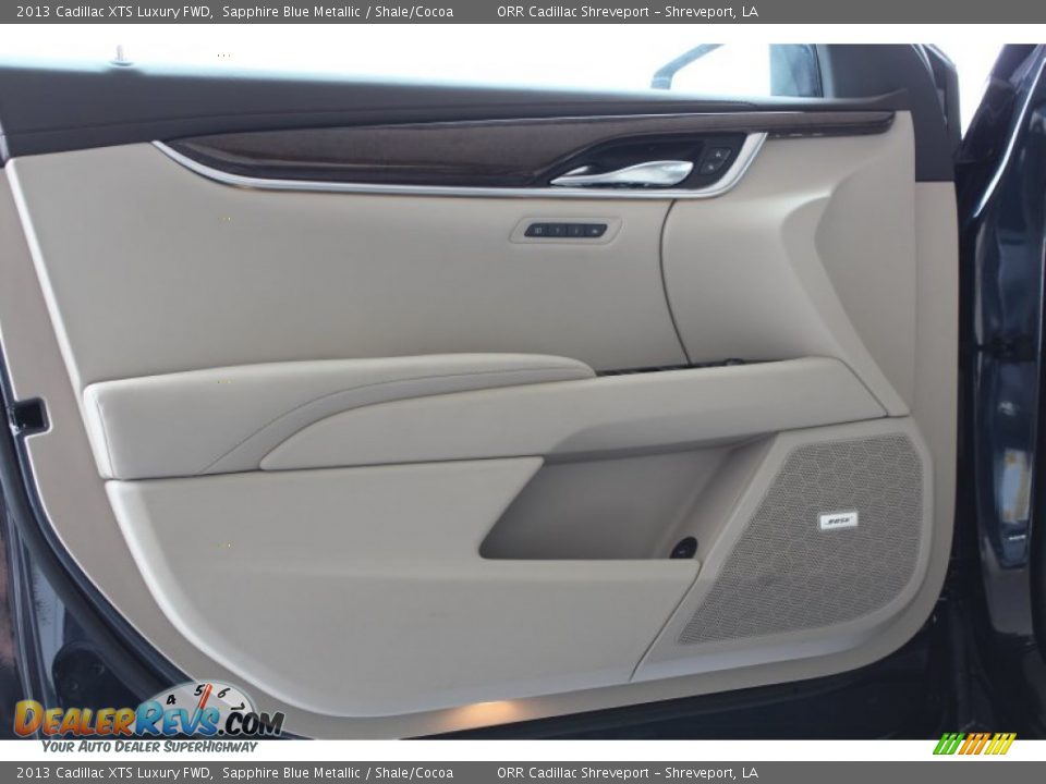 2013 Cadillac XTS Luxury FWD Sapphire Blue Metallic / Shale/Cocoa Photo #14
