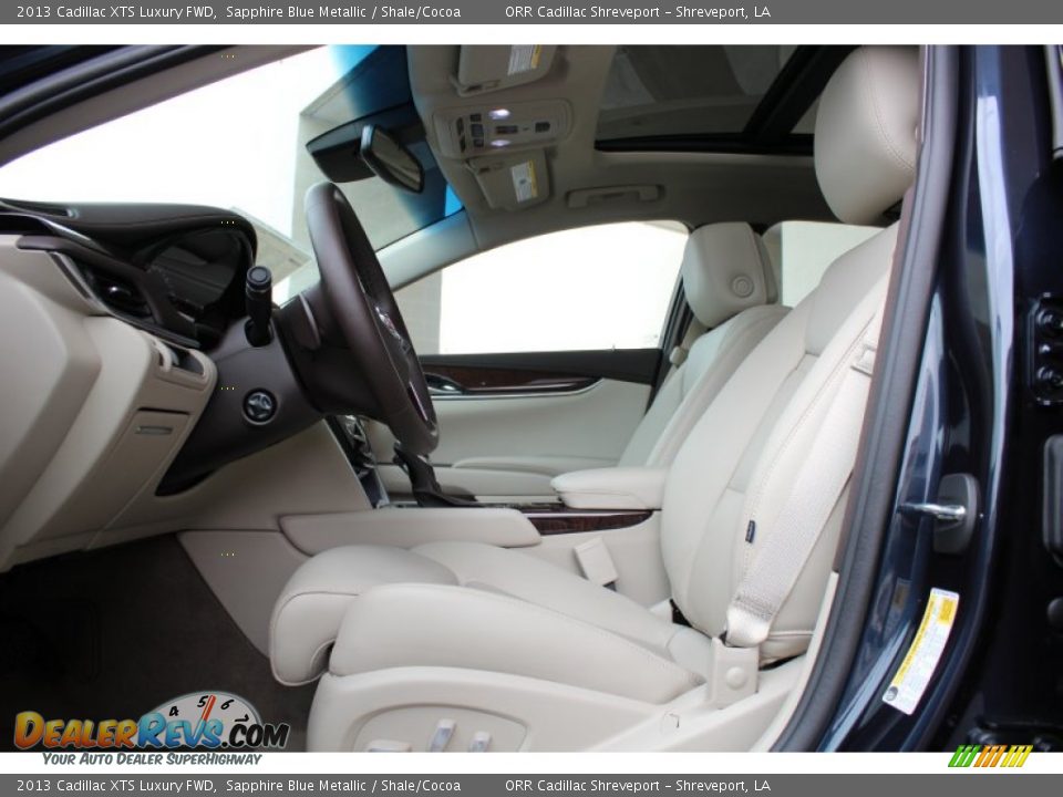 2013 Cadillac XTS Luxury FWD Sapphire Blue Metallic / Shale/Cocoa Photo #15