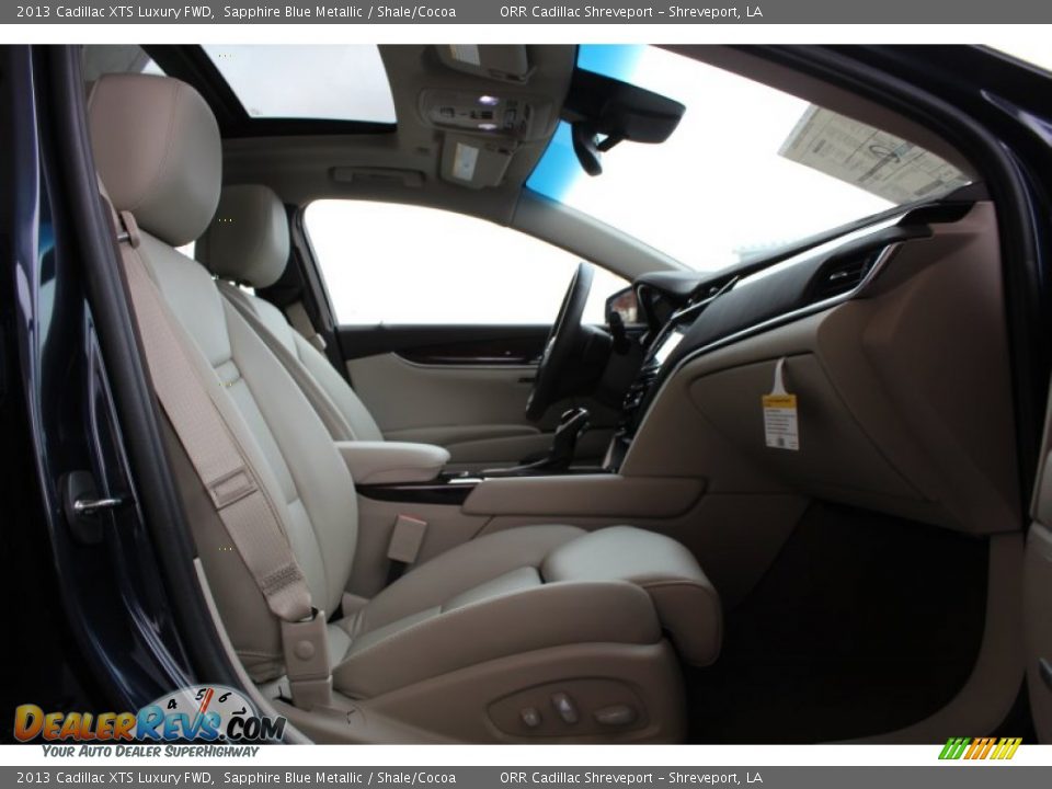 2013 Cadillac XTS Luxury FWD Sapphire Blue Metallic / Shale/Cocoa Photo #17
