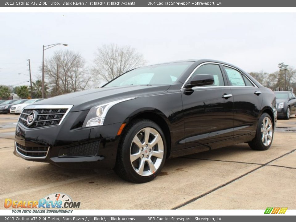 2013 Cadillac ATS 2.0L Turbo Black Raven / Jet Black/Jet Black Accents Photo #1