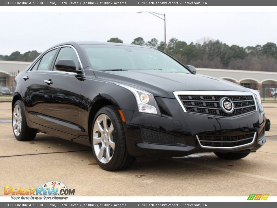 2013 Cadillac ATS 2.0L Turbo Black Raven / Jet Black/Jet Black Accents Photo #2