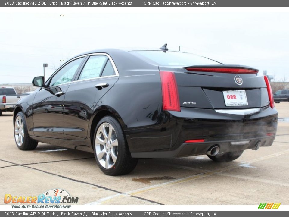 2013 Cadillac ATS 2.0L Turbo Black Raven / Jet Black/Jet Black Accents Photo #3