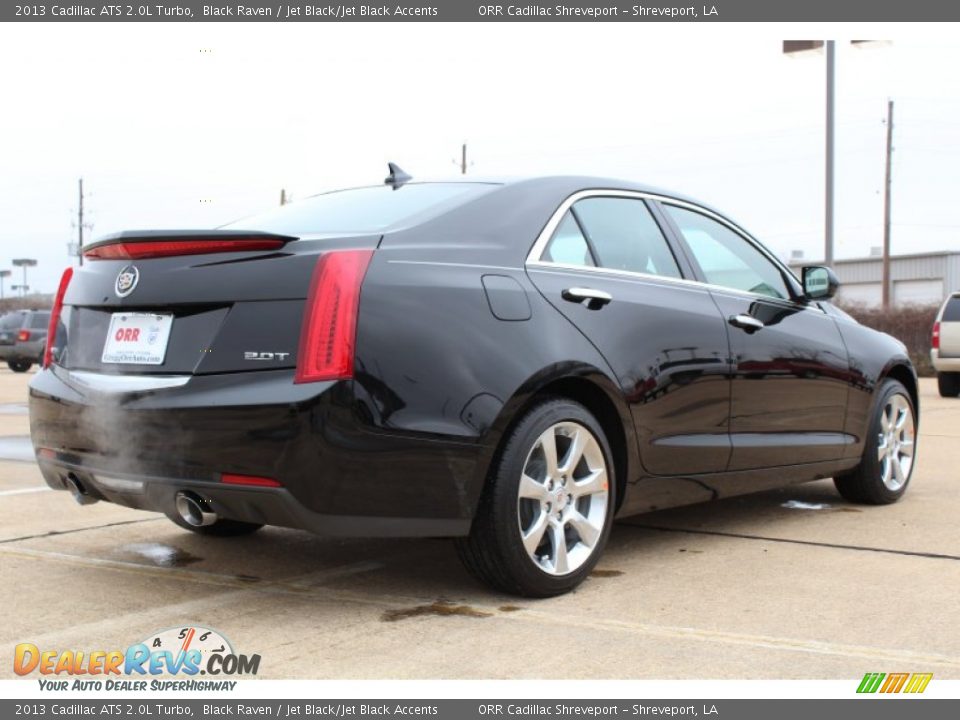 2013 Cadillac ATS 2.0L Turbo Black Raven / Jet Black/Jet Black Accents Photo #4