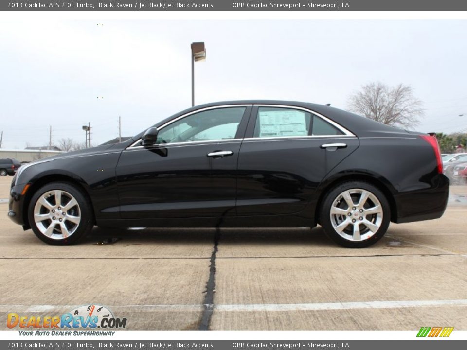 2013 Cadillac ATS 2.0L Turbo Black Raven / Jet Black/Jet Black Accents Photo #5