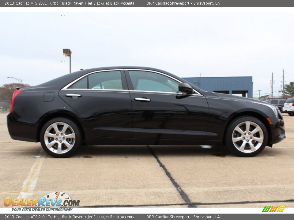 2013 Cadillac ATS 2.0L Turbo Black Raven / Jet Black/Jet Black Accents Photo #6