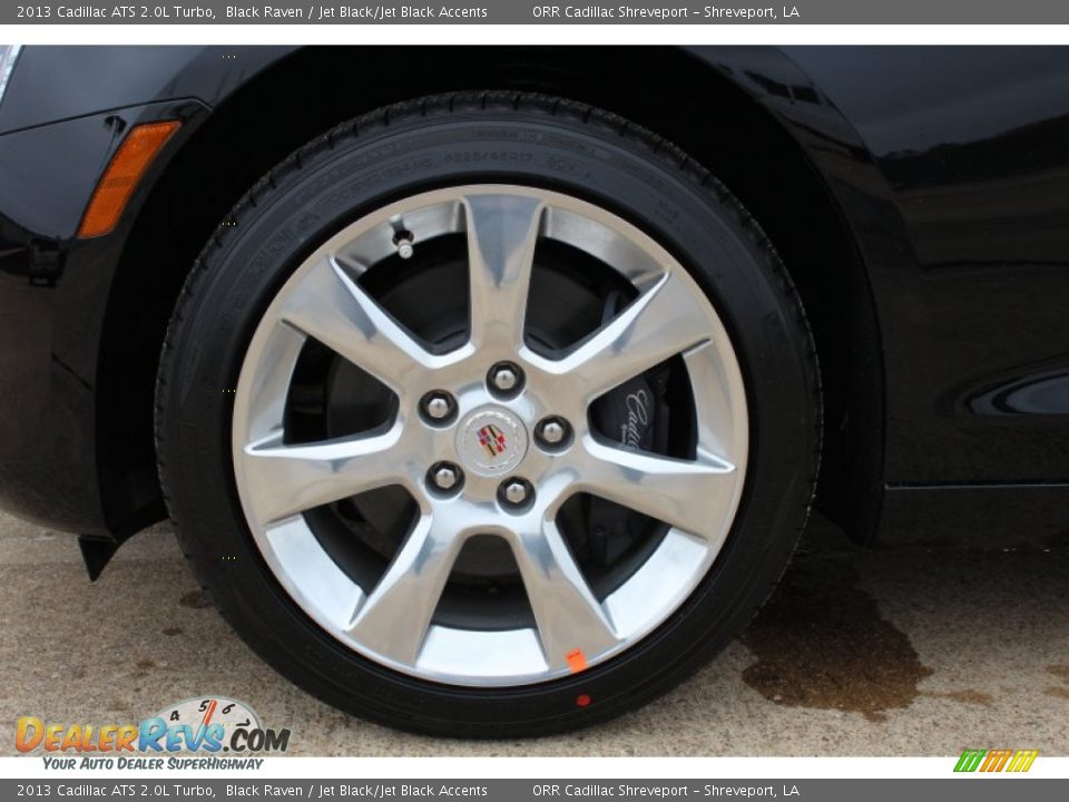 2013 Cadillac ATS 2.0L Turbo Black Raven / Jet Black/Jet Black Accents Photo #11