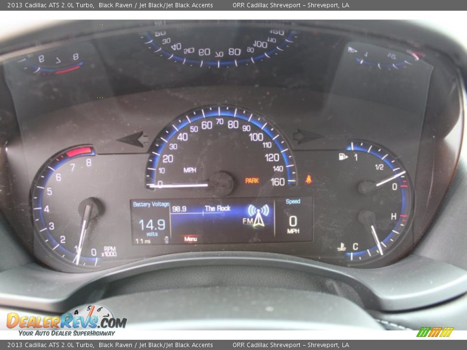 2013 Cadillac ATS 2.0L Turbo Black Raven / Jet Black/Jet Black Accents Photo #12