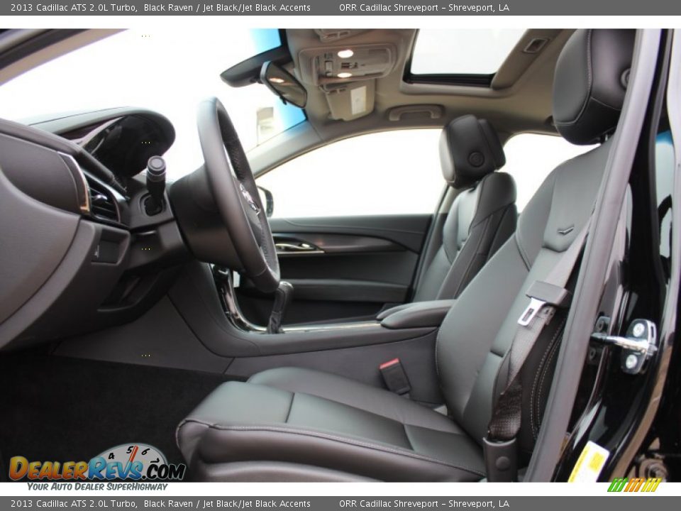 2013 Cadillac ATS 2.0L Turbo Black Raven / Jet Black/Jet Black Accents Photo #15