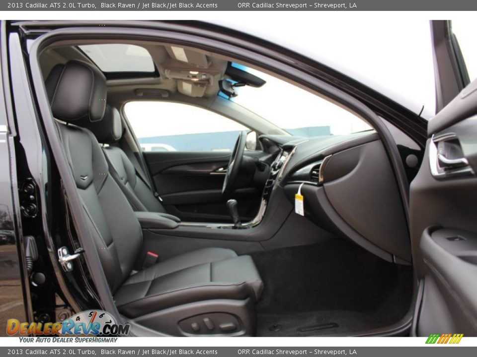 2013 Cadillac ATS 2.0L Turbo Black Raven / Jet Black/Jet Black Accents Photo #17