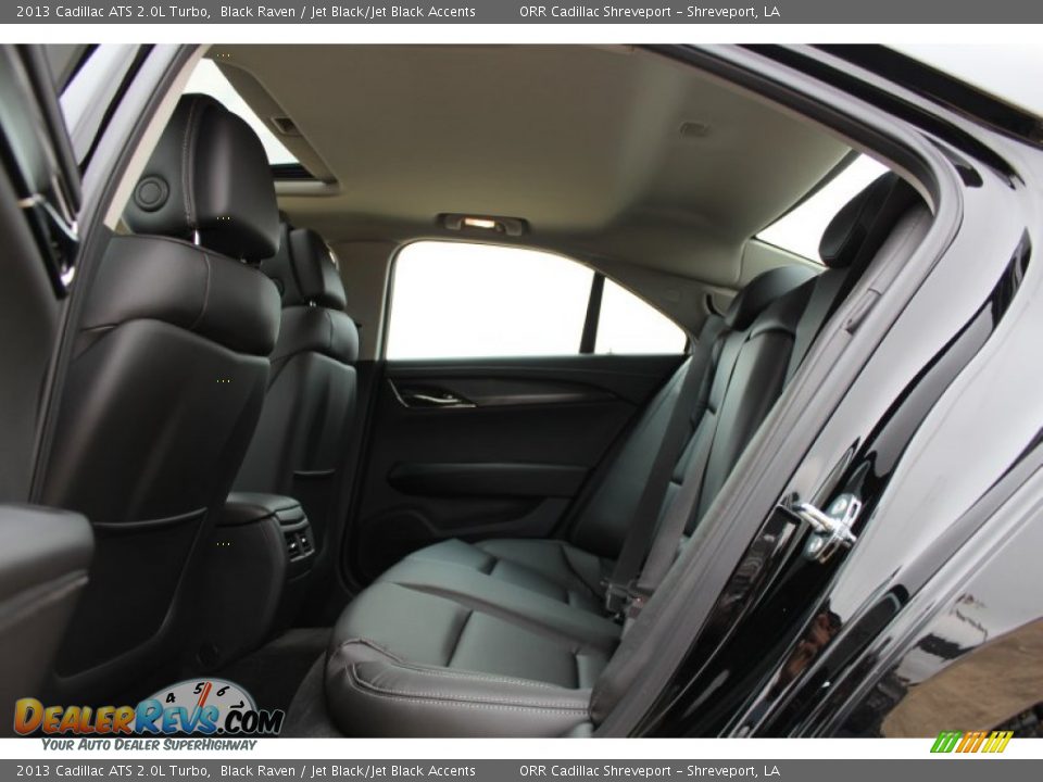 2013 Cadillac ATS 2.0L Turbo Black Raven / Jet Black/Jet Black Accents Photo #19
