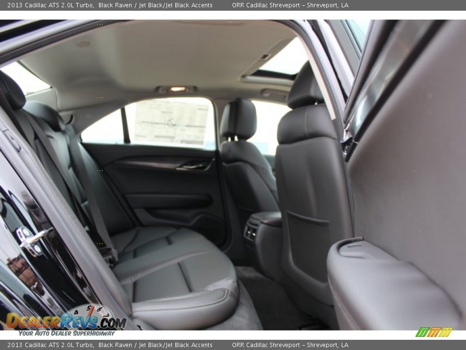 2013 Cadillac ATS 2.0L Turbo Black Raven / Jet Black/Jet Black Accents Photo #21
