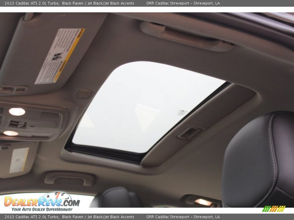 2013 Cadillac ATS 2.0L Turbo Black Raven / Jet Black/Jet Black Accents Photo #24