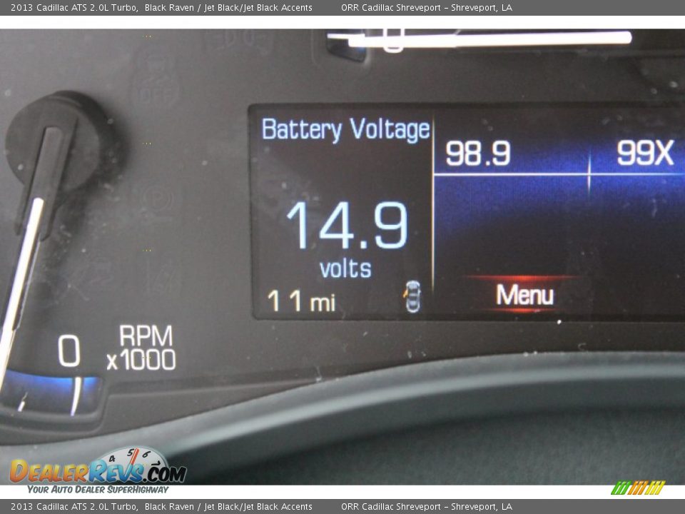 2013 Cadillac ATS 2.0L Turbo Black Raven / Jet Black/Jet Black Accents Photo #30