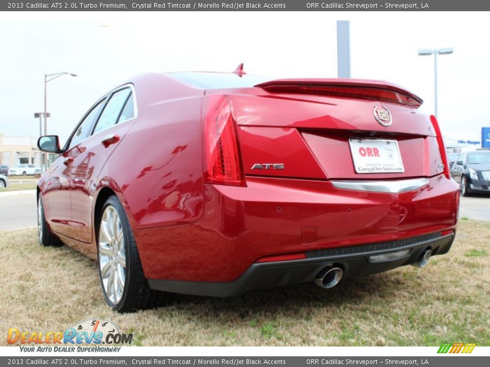 2013 Cadillac ATS 2.0L Turbo Premium Crystal Red Tintcoat / Morello Red/Jet Black Accents Photo #3