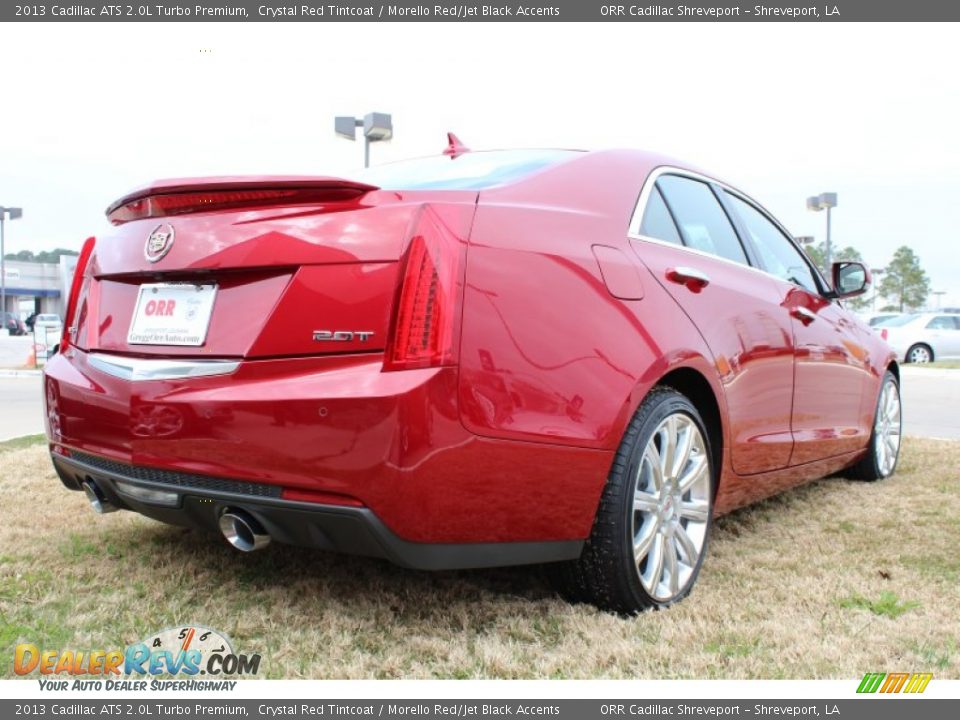 2013 Cadillac ATS 2.0L Turbo Premium Crystal Red Tintcoat / Morello Red/Jet Black Accents Photo #4