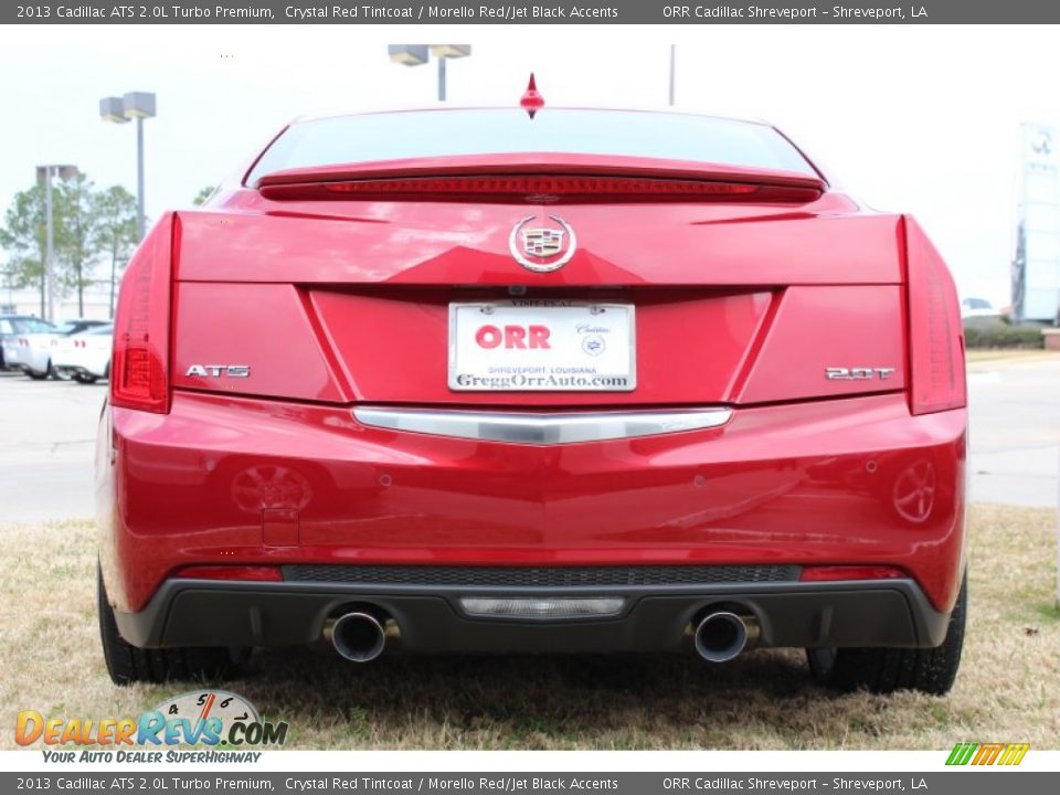 2013 Cadillac ATS 2.0L Turbo Premium Crystal Red Tintcoat / Morello Red/Jet Black Accents Photo #6
