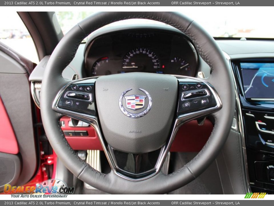 2013 Cadillac ATS 2.0L Turbo Premium Steering Wheel Photo #11