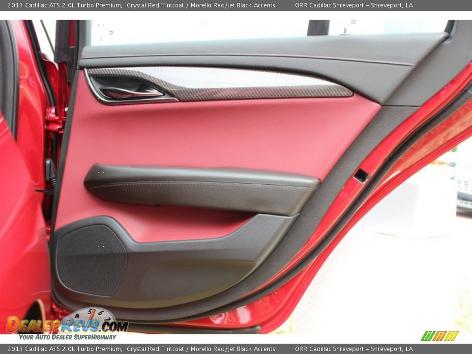 2013 Cadillac ATS 2.0L Turbo Premium Crystal Red Tintcoat / Morello Red/Jet Black Accents Photo #18