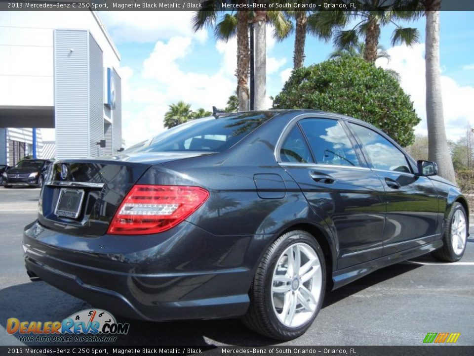 2013 Mercedes-Benz C 250 Sport Magnetite Black Metallic / Black Photo #3